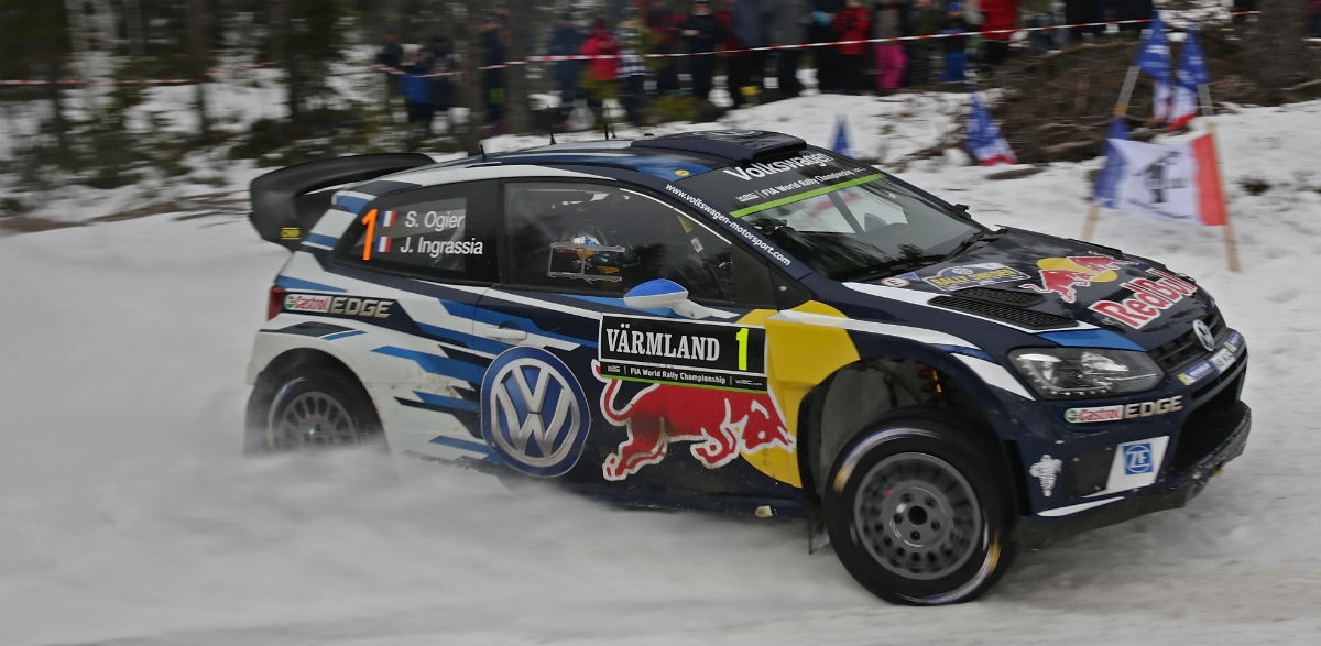 Sebastien Ogier, Rallye de Suecia 2016.