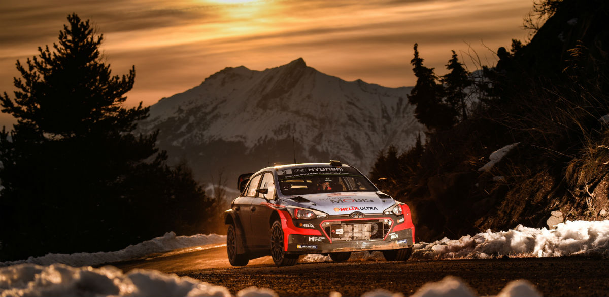 Thierry Neuville, Rallye Montecarlo 2016.