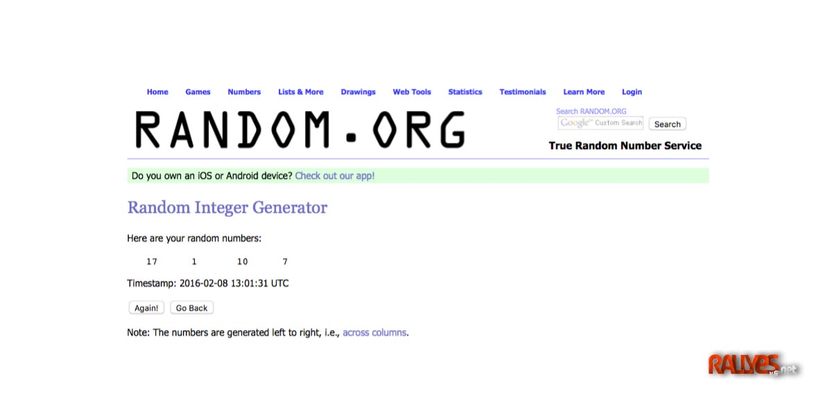 Ganadores del sorteo de códigos de acceso a WRC+