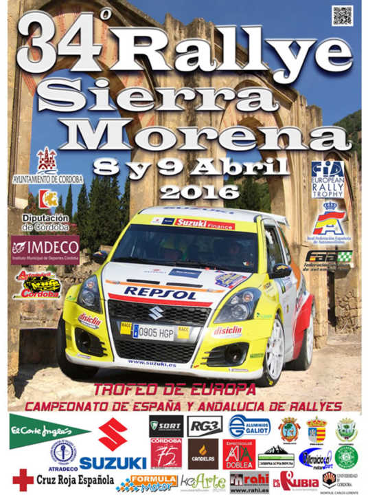 Lista de inscritos oficial del Rallye Sierra Morena