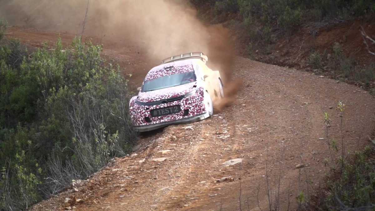 Video, tests de Citroen con el C3 WRC de 2017