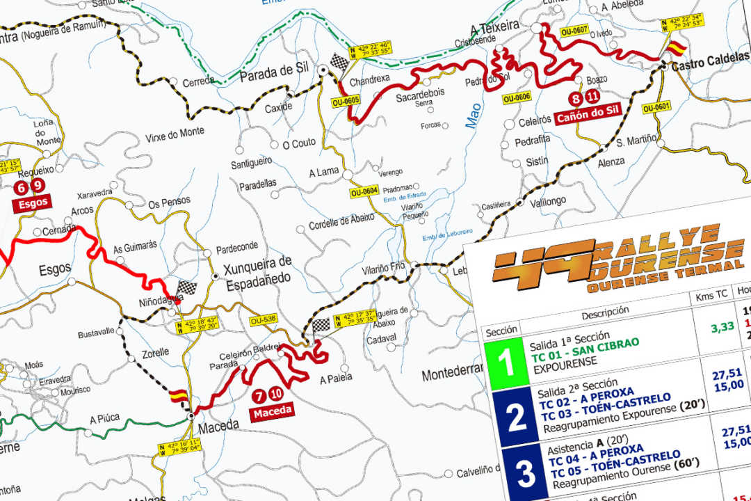 El resumen del Rallye de Ourense, este mediodía en Teledeporte