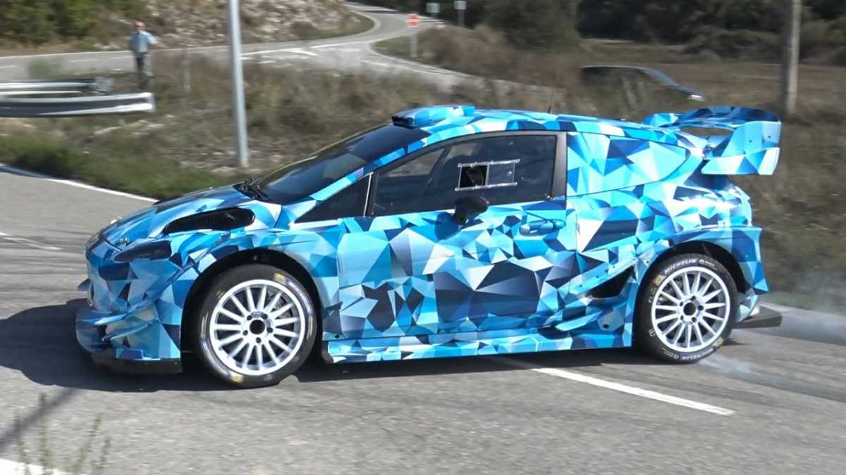 Vídeo, tests de Ott Tanak con el Ford Fiesta WRC 2017