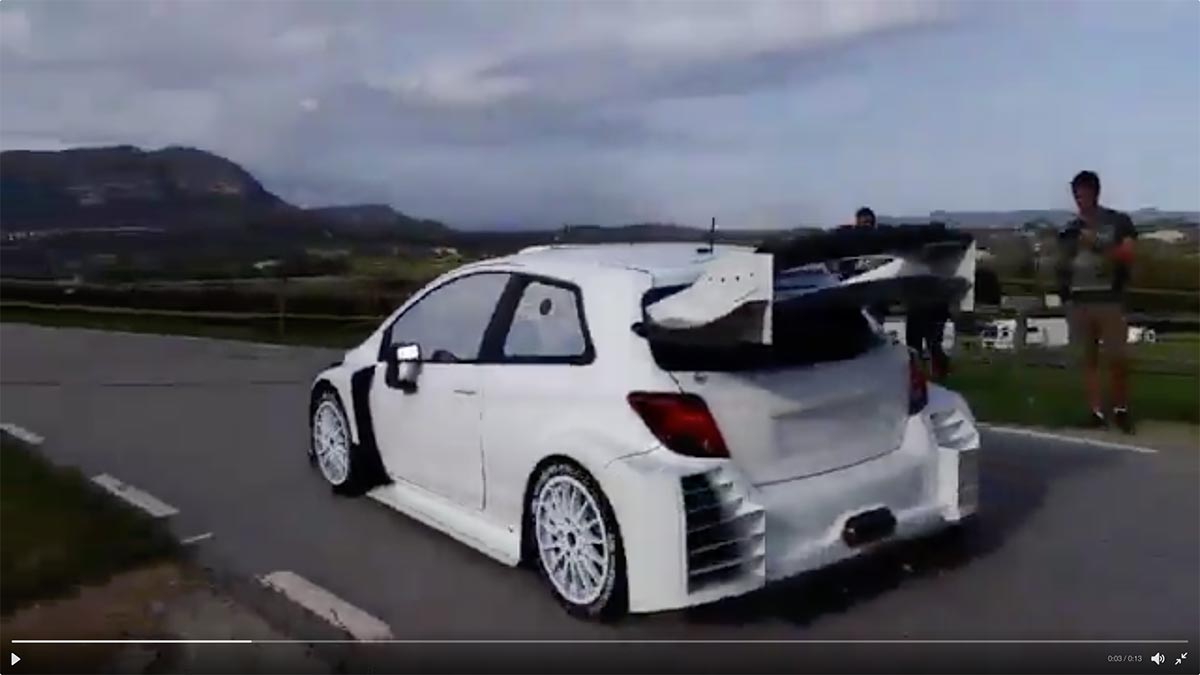 El sorprendente pack aerodinámico del Yaris WRC