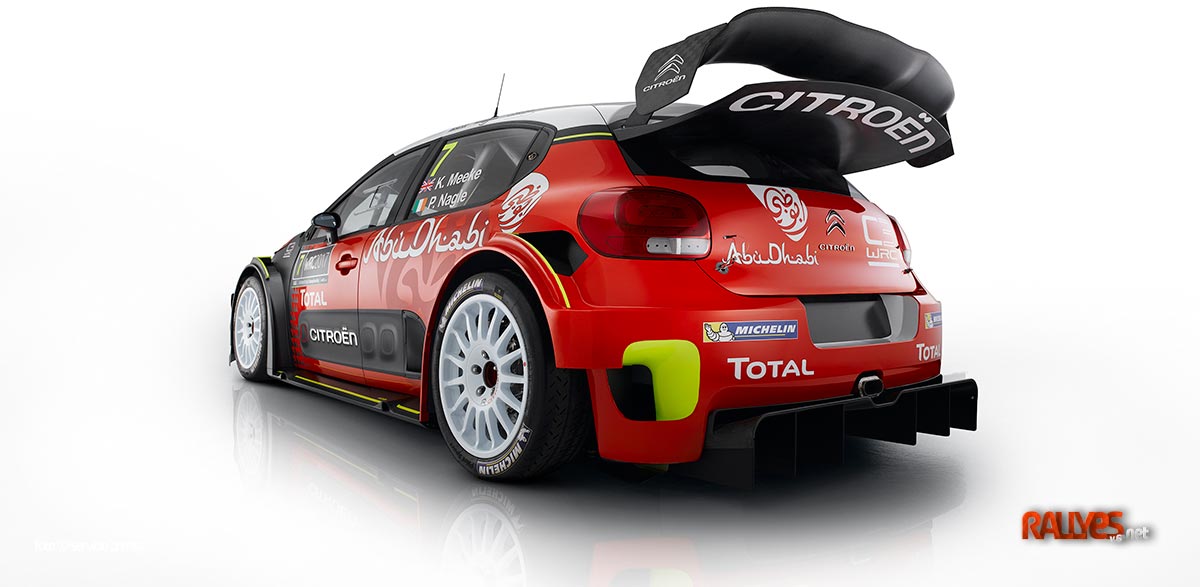 Citroen C3 WRC, trasera