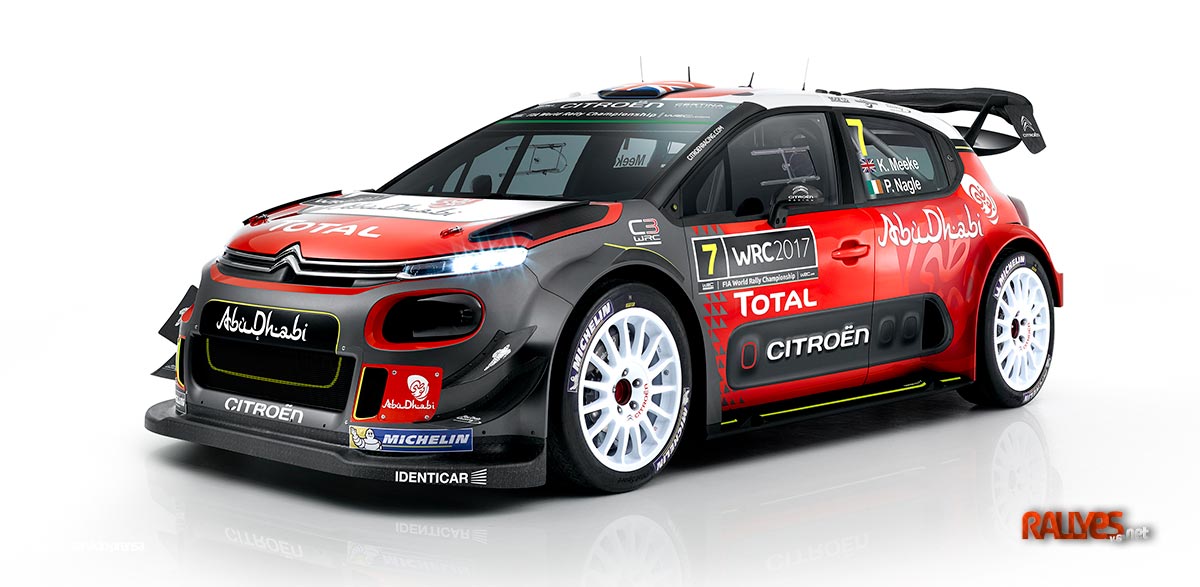 Citroen presentó su equipo para el WRC 2017