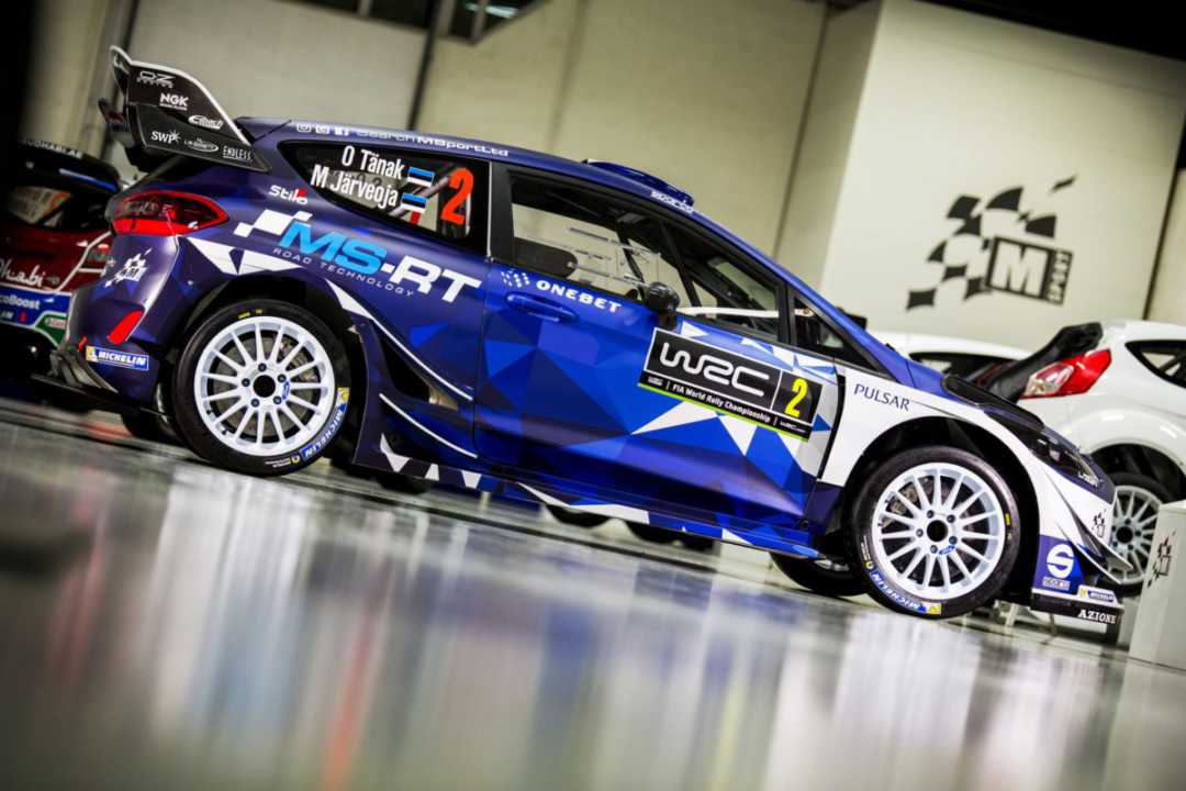 Decoración Fiesta WRC Ott Tanak