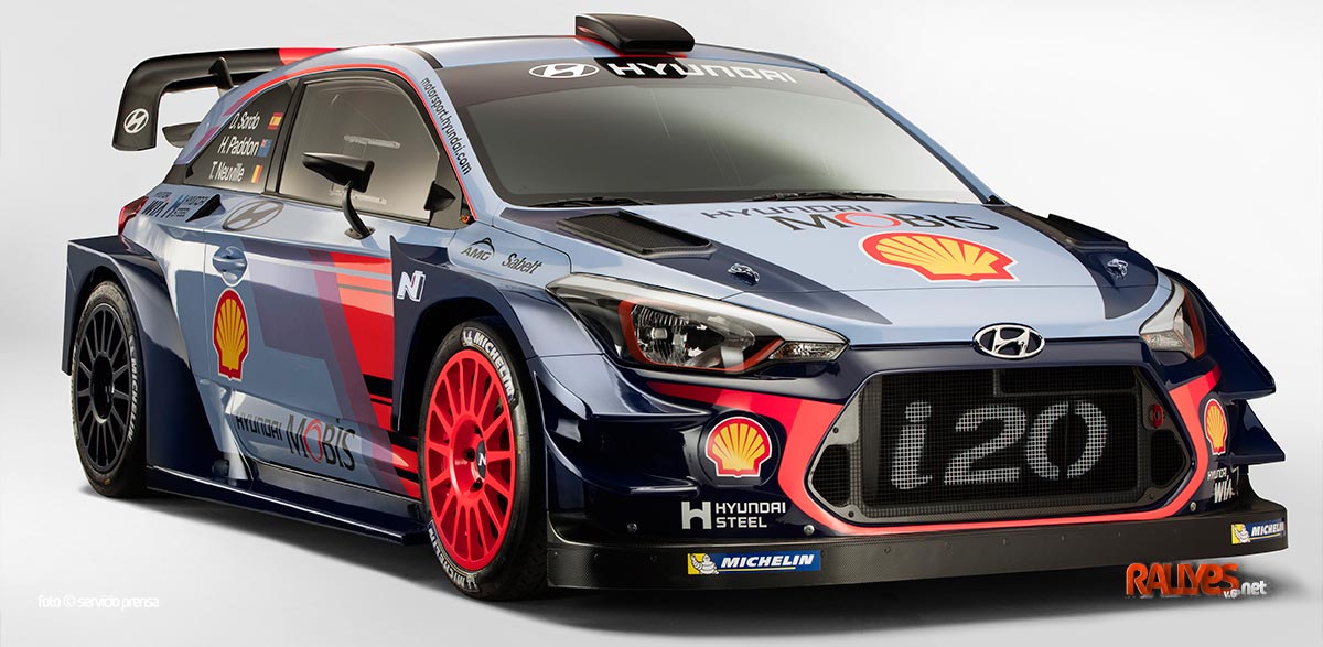 Hyundai presenta su i20 WRC de 2017