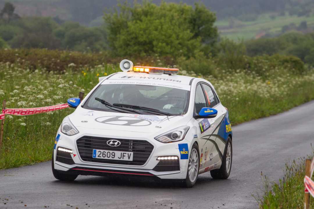 Luis Climent, piloto del coche 0 en el Nacional de Asfalto