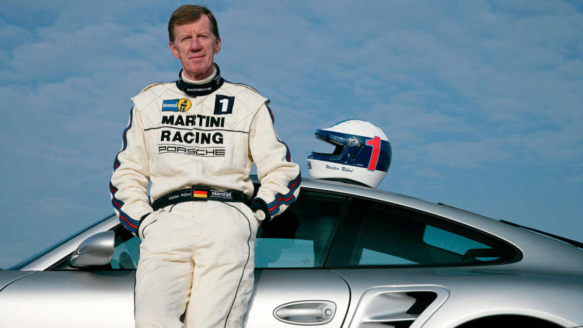 El homenaje de Porsche a Walter Rörhl