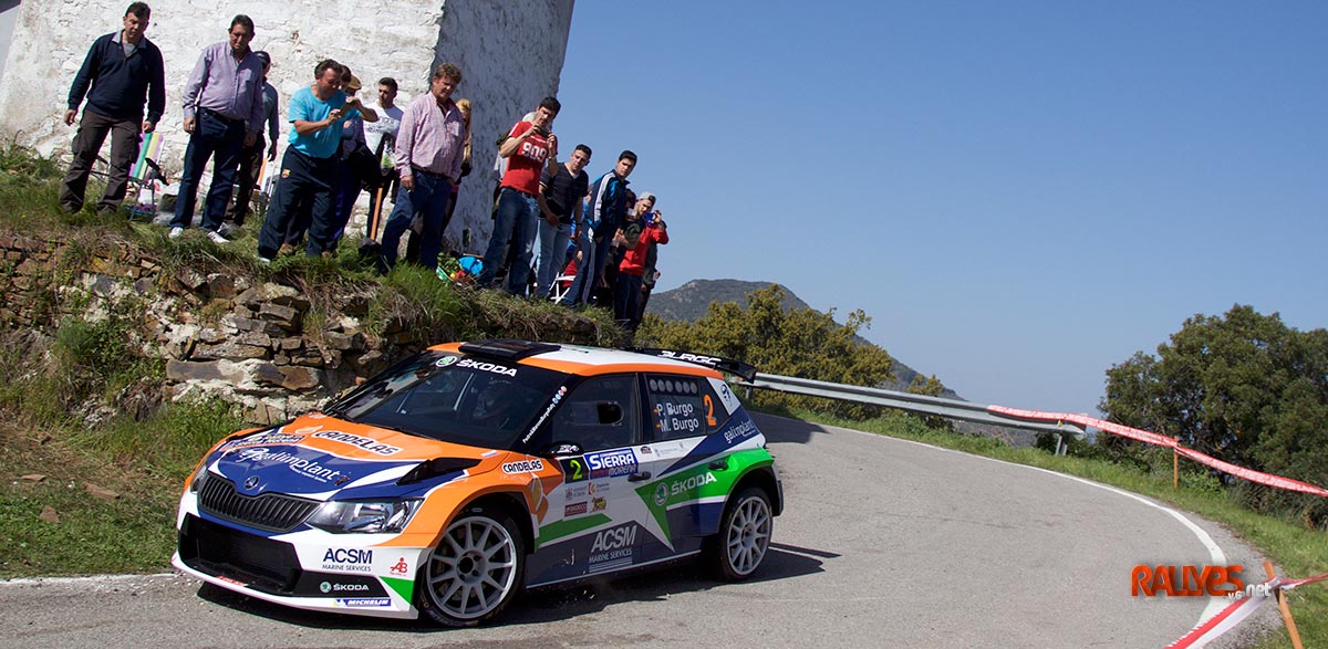 Rallye Sierra Morena: una ensalada que le amargó la carrera a una pareja de gallegos