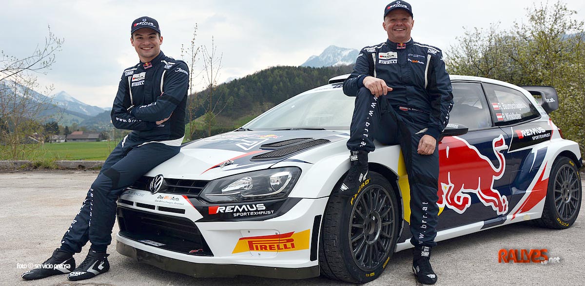 Raimund Baumschlager primer privado con un Polo WRC