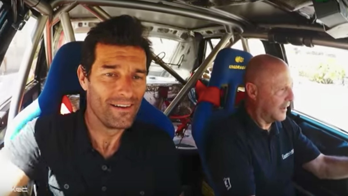 Vídeo: el día que Mark Webber conoció a Miki Biasion