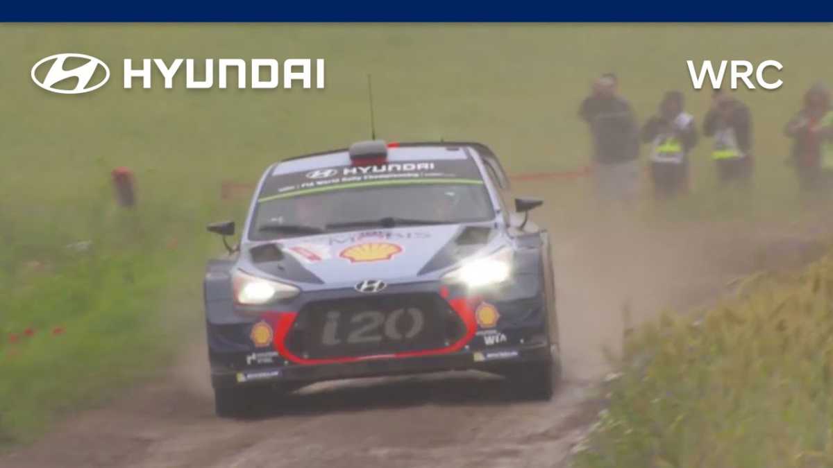 Vídeo de lo que fue el Rallye de Polonia para Hyundai