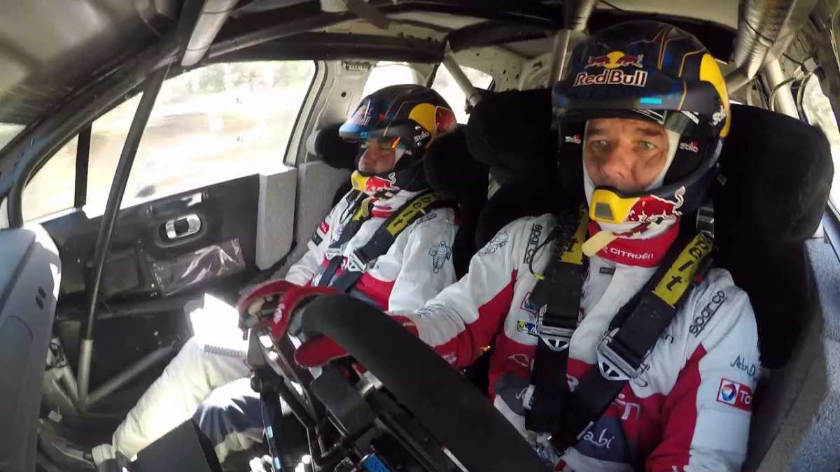 Vídeo, tests de Loeb con el C3 WRC en tierra