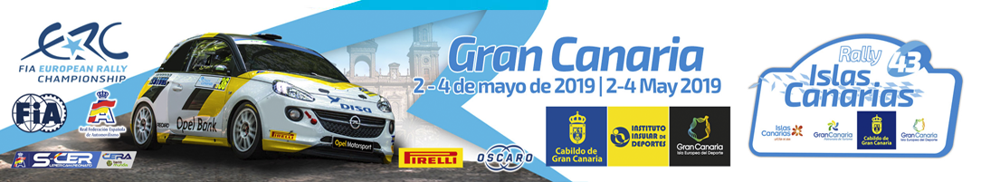 Lista de inscritos e itinerario del Rallye Islas Canarias 2019