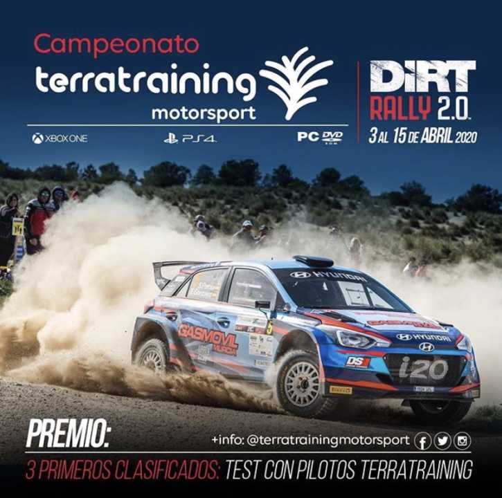 Terra Training Virtual Dirt Rally: El premio, un copilotaje en unos test