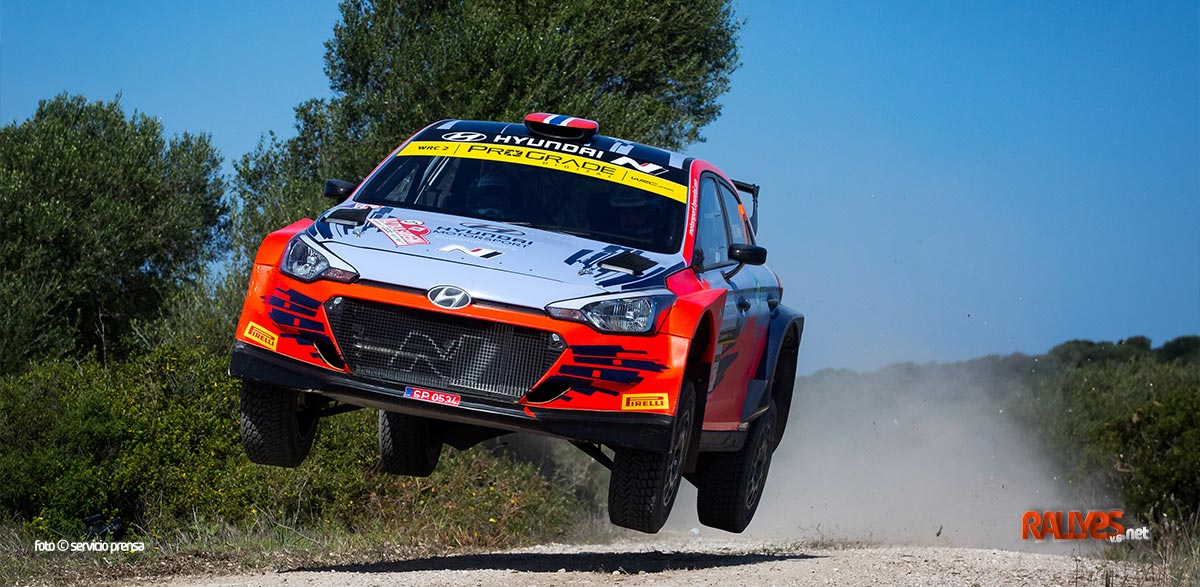 Oliver Solberg con Hyundai en el WRC2