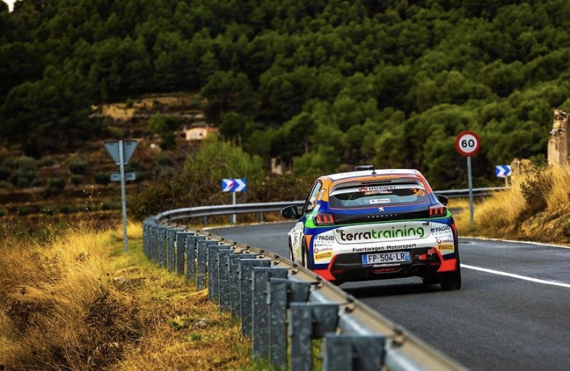 José María Reyes y Alberto Monarri en la Peugeot Rally Cup Ibérica 2021