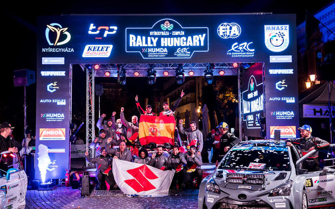 Rally Hungary, nueva victoria de Javier Pardo en el ERC2