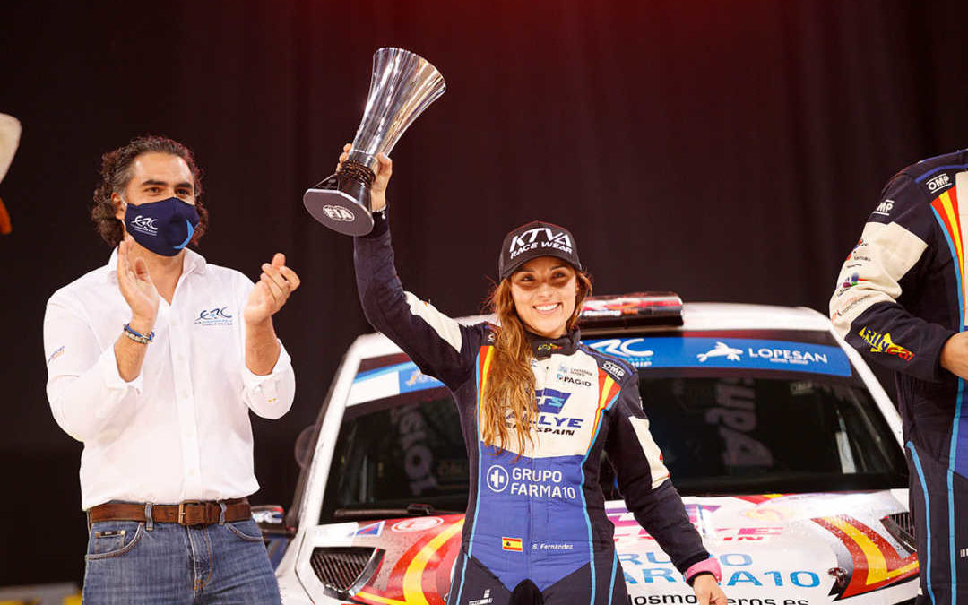 ERC, Sara Fernández es la Campeona de Europa de copilotos 2021