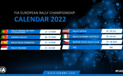 WRC Promoter anuncia el calendario del ERC 2022