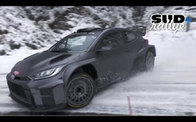 Tests del Toyota Yaris Rally2 para Montecarlo